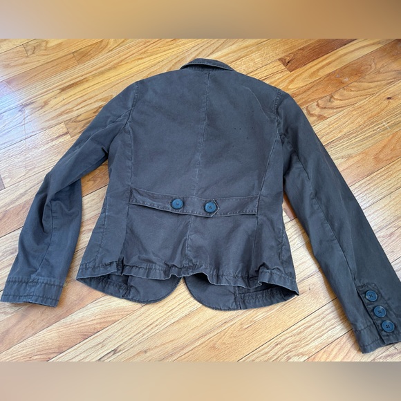 Banana Republic Army Green Blazer Size Medium - Picture 6 of 7